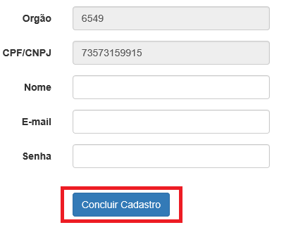 Cadastro de Usuário